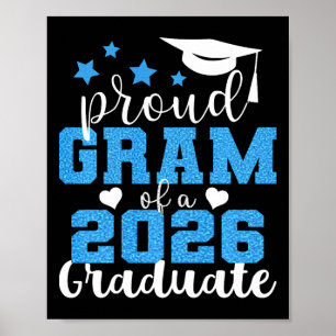 Super Proud Gram Of 2026 Graduate Senior Graduatio Poster