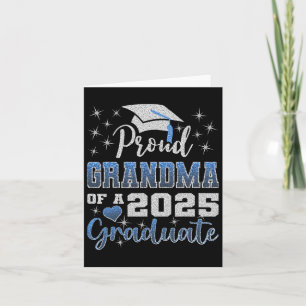Super Proud Grandma Of 2025 Graduate Awesome Famil Card