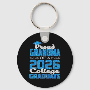 Super Proud Grandma Of 2026 College Graduate Grand Key Ring