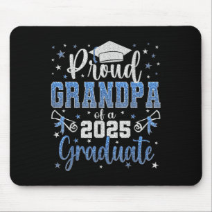 Super Proud Grandpa Of 2025 Graduate Graduation Fa Mouse Pad