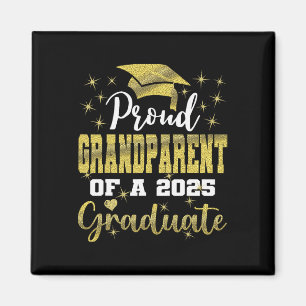 Super Proud Grandparent Of 2025 Graduate Graduatio Magnet