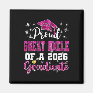 Super Proud Great Uncle Of 2026 Graduate Graduatio Magnet