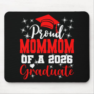 Super Proud Mommom Of 2026 Graduate Senior Graduat Mouse Pad