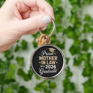 Super Proud Mother in Law of 2026 Graduate Key Ring