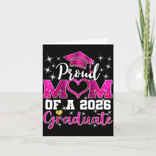 Super proud mum of 2026 graduate senior graduation card