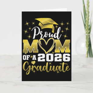 Super Proud Mum Of 2026 Graduate Senior Graduation Card