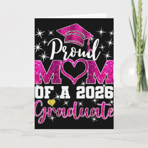 Super Proud Mum Of 2026 Graduate Senior Graduation Card