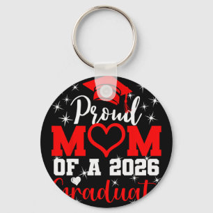 Super Proud Mum Of 2026 Graduate Senior Graduation Key Ring