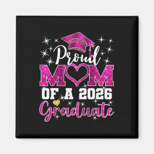 Super Proud Mum Of 2026 Graduate Senior Graduation Magnet