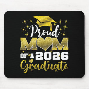 Super proud mum of 2026 graduate senior graduation mouse pad