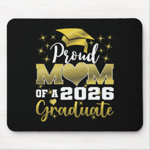 Super Proud Mum Of 2026 Graduate Senior Graduation Mouse Pad