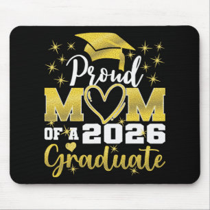 Super Proud Mum Of 2026 Graduate Senior Graduation Mouse Pad