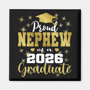 Super Proud Nephew Of 2026 Graduate Senior Graduat Magnet