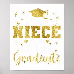 Super Proud Niece Of 2026 Graduate Senior Graduati Poster