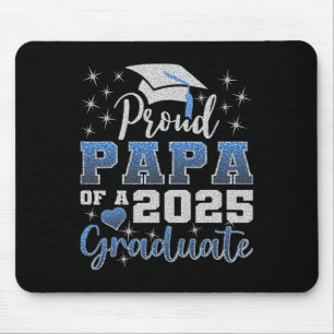 Super Proud Papa Of 2025 Graduate Awesome Family C Mouse Pad