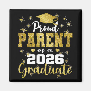 Super Proud Parent Of 2026 Graduate Senior Graduat Magnet