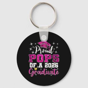 Super Proud Pops Of 2026 Graduate Senior Graduatio Key Ring