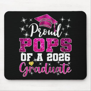 Super Proud Pops Of 2026 Graduate Senior Graduatio Mouse Pad