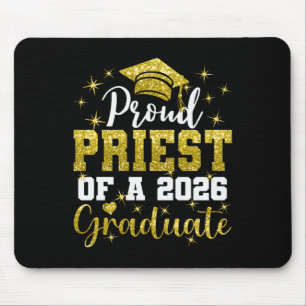 Super Proud Priest Of 2026 Graduate Senior Graduat Mouse Pad