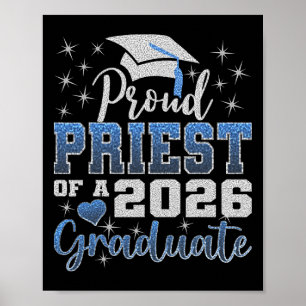 Super Proud Priest Of 2026 Graduate Senior Graduat Poster