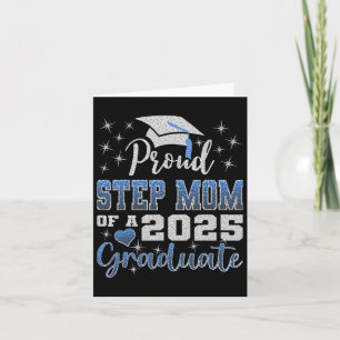 Super Proud Step Mum Of 2025 Graduate Awesome Fami Card