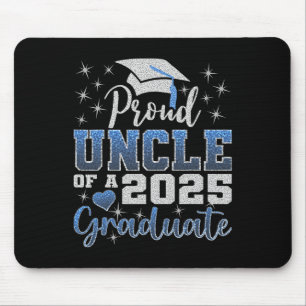 Super Proud Uncle Of 2025 Graduate Awesome Family  Mouse Pad
