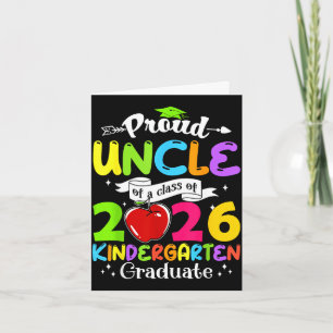 Super proud uncle of 2026 graduate awesome family card