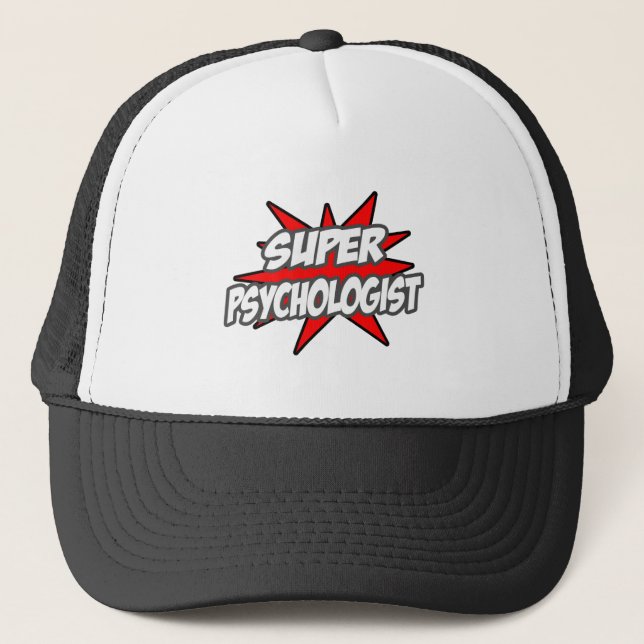 Super Psychologist Trucker Hat (Front)