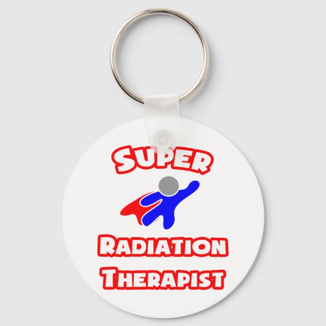 Super Radiation Therapist Key Ring (Front)