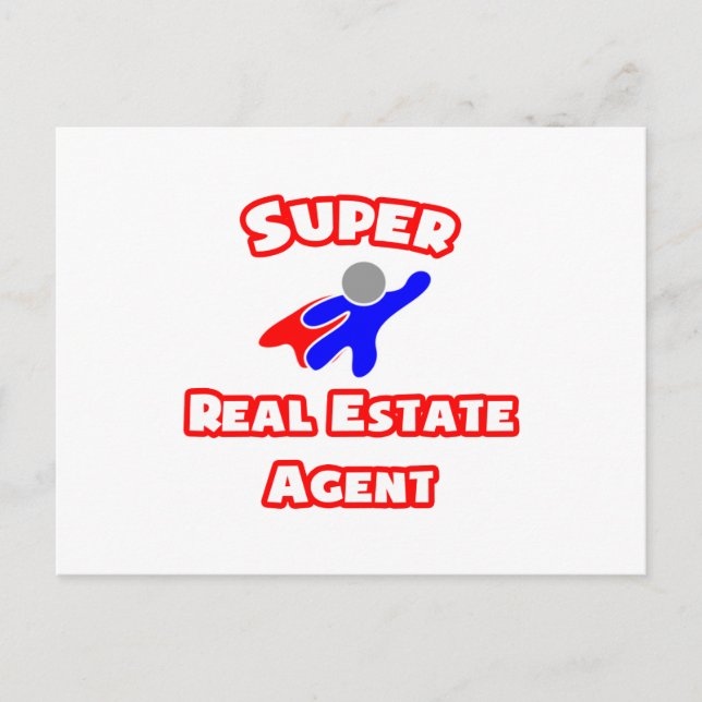 Super Real Estate Agent Postcard (Front)