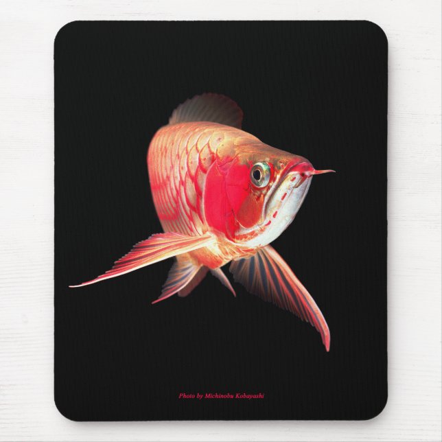 Super Red Arowana Mouse Pad (Front)