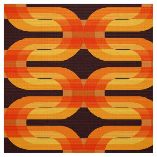 Super retro 70s pattern fabric