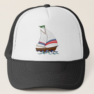 Super Sailboat Trucker Hat