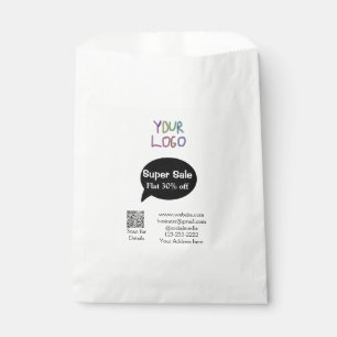 super sale business discount scan QR code details  Favour Bag