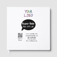 super sale business discount scan QR code details
