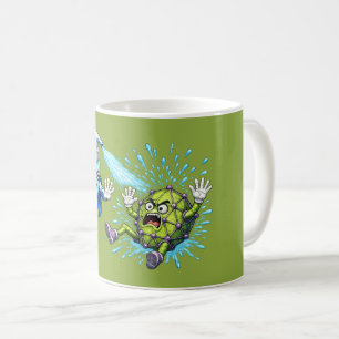 Super Sanitizer vs. Germ Monster Coffee Mug