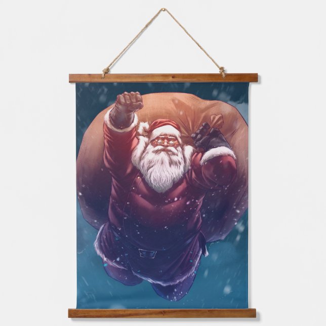 Super Santa Hanging Tapestry (Front)