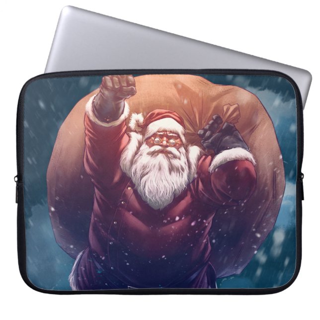 Super Santa Laptop Sleeve (Front)