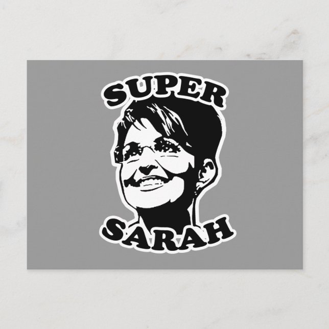 Super Sarah Postcard (Front)
