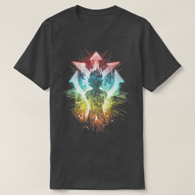 super sayan storm rainbow version T-Shirt (Design Front)