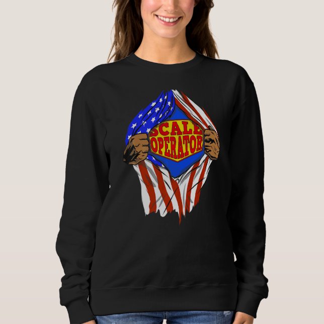 Super Scale Operator Hero Job Sweatshirt (Front)