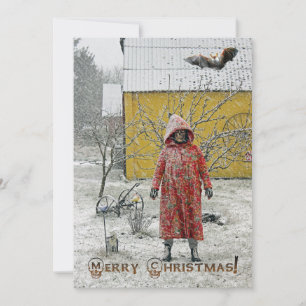 Super Scary and Fun Christmas Greeting Card! Holiday Card