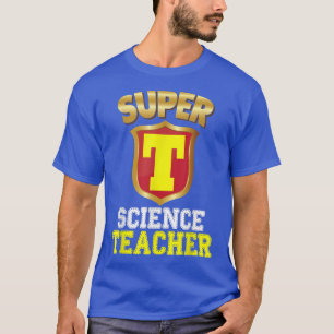 Super Science Teacher Back To School Hero Kids Stu T-Shirt