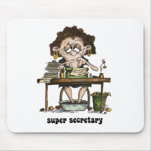 super secretary mouse pad