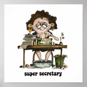 super secretary poster