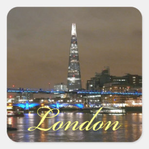 Super Shard London Square Sticker