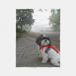 Super Shih Tzu fleece pet puppy blanket