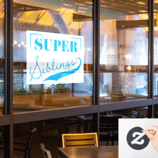 Super Sibling (Restaurant Window)
