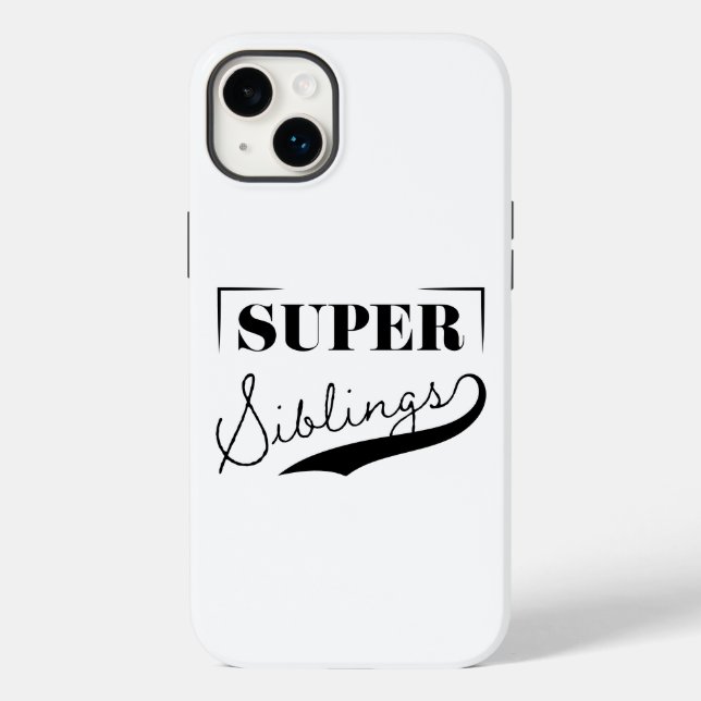 Super Sibling Case-Mate iPhone Case (Back)