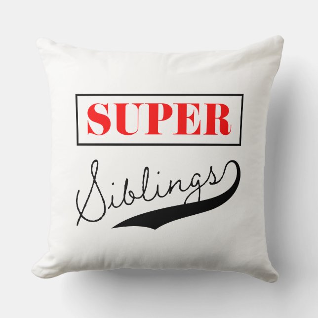 Super Sibling Cushion (Front)